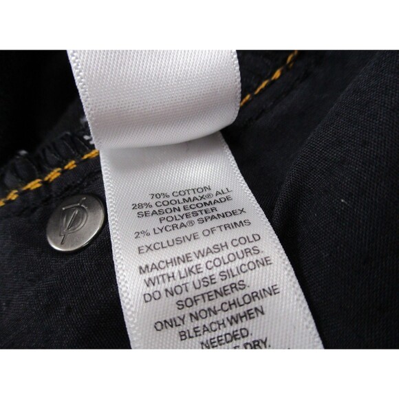 DU/ER Jeans Mens 36 Black Charcoal L2X Slim Fit Stretch Denim Casual Duer 36x30 - Picture 10 of 13